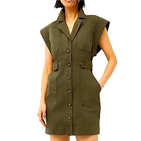 Veronica Beard | Dresses | Veronica Beard Womens Army Green Jax Shirt Dress Size 4 | Poshmark Veronica Beard | Dresses | Veronica Beard Womens Army Green Jax Shirt Dress Size 4 | Poshmark